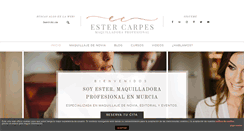 Desktop Screenshot of estercarpes.com